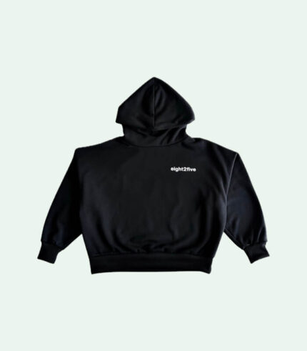 Boxy Hoodie - Black