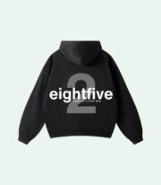 Boxy Hoodie - Black - Image 3